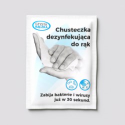 chusteczki do dezynfekcji czysta raczka